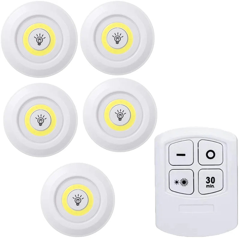Luz LED Sob Armário Dimmable com Controle Remoto