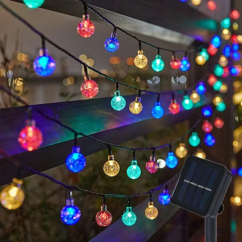 Cordão de Luzes Solares LED com 100 Leds