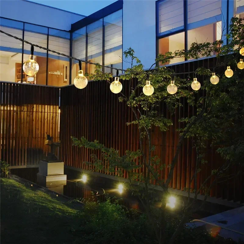 Cordão de Luzes Solares LED com 100 Leds