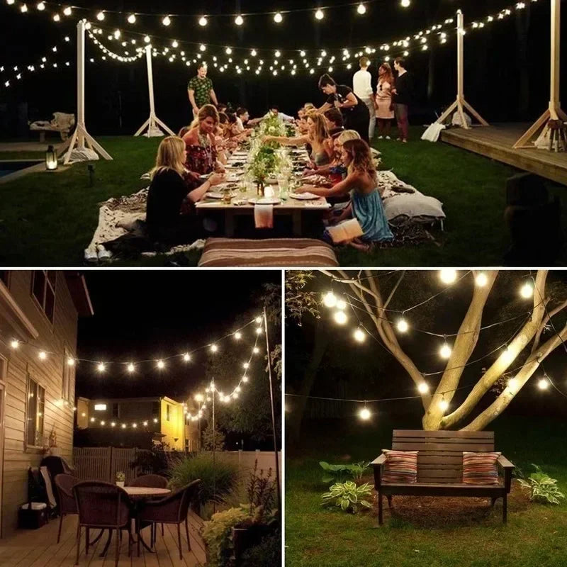 Cordão de Luzes Solares LED com 100 Leds