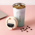 Caneca Térmica de Inox com Display de Temperatura