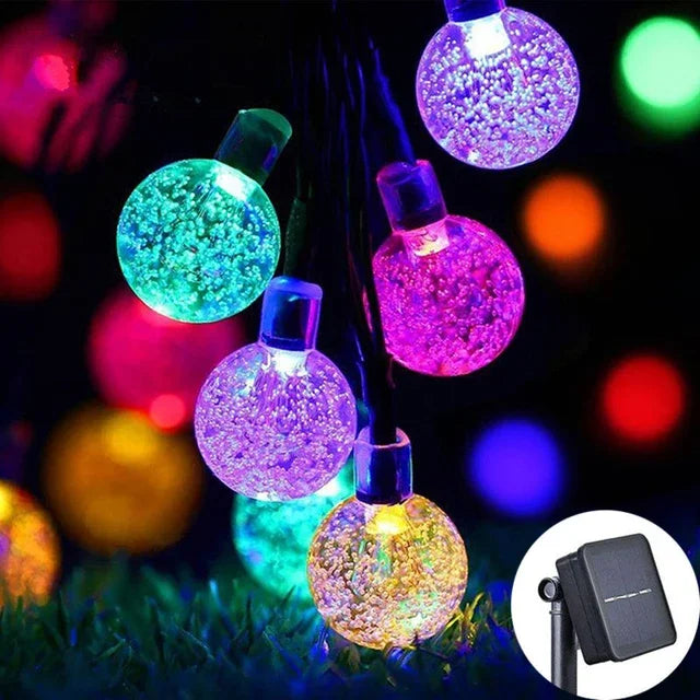 Cordão de Luzes Solares LED com 100 Leds