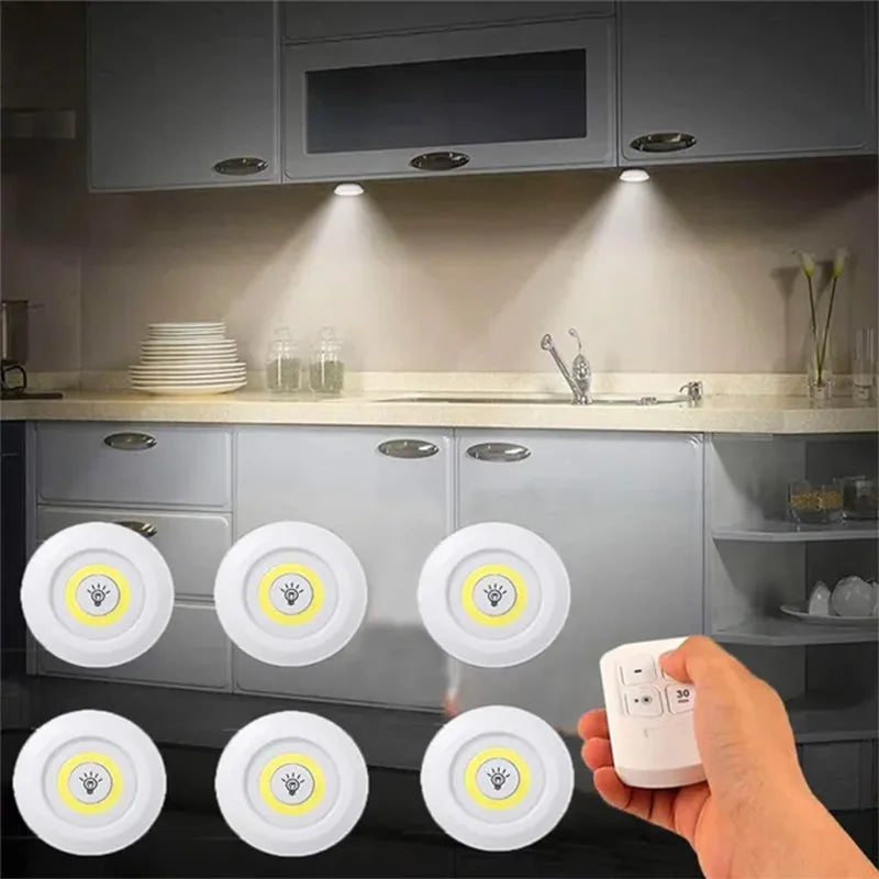 Luz LED Sob Armário Dimmable com Controle Remoto