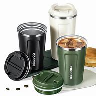 Caneca Térmica de Inox com Display de Temperatura